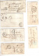 9861711 France 6x Scarce Stampless COVERS!