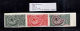 9870735 New Caledonia Scarce NH   IMPERF STRIP of 3  Sc C30