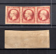 9877471 France Sc 19 XF Used RR Strip old 3 CV 600$   