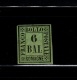 9886954 Italy Sc 7 6b Black on Yellow Green MH F-VF CV:500$ Wow!