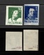 9887265 Poland Sc 342-3var VF Used CDS RARE!!! IMPERF Signed 2x