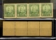 9906346 Canada Sc 161 VF NH   Strip of 4 CV 480$  
