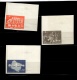 9913104 Croatia Sc B73-75 VFNH   OG IMPERF  RARE!