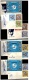 9913304 Jordan Scarce FDC RR Space OVPT 6x