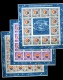 9913888 Ghana Scarce NH Sheets of 12 CENTER 3x CV 150$