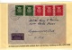 9914690 Germany Sc B314-5 VF Used CDS RR Reg COVER Cv 800$ 