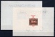 German Empire: Two Horse Race Souvenir Sheets MNH