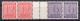 Soviet Zone West Saxony: Nice MNH Se Tenant