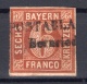 Bavaria: 1862 6 Kreuzer Better Cancellation Signed