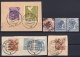 Soviet Zone: HSmall Lot Handstamped Overprints Used