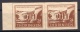 Soviet Zone Thuringia: 24 Pf. Bridges yy Paper Pair Signed