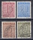 Soviet Zone West Saxony: 4 Used Stamps Signed