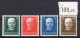 German Empire: 1927 Hindenburg Nothilfe MNH Set
