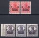 German Empire: 1919 Semi Postal Overprints MNH All Colours
