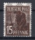Bizone: 1948 Net Overprint 15 Pf. Better Colour Certified