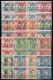 French Guyane: Big Lot Definitives Used Blocks of 4