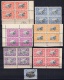 Morocco: Lot Locals Blocks of 4 MNH