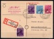 Berlin: 1948 Domestic Registered Card Black Overprints