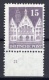 Bizone: Mint Stamp Building with Plate Number