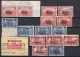 World War I Occupations: Nice Lot Large Formats Used/MNH