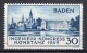 French Zone Baden: 1949 Konstanz II MNH & Certificate
