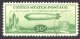 USA   1933  50c  Green Zeppelin Air Ship Used no faults .   