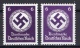 German Empire: 1942 Official 6 Pfennig Two b/c Colours Sign.