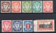 Danzig: 1938/39 MNH Definitive Set WM Swastikas