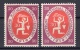 German Empire: 1919 Weimar 30 Pf. Two Colours MNH