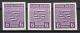 Soviet Zone Saxony: Imperf. 6 Pfennig 3 Signed Colours MNH