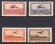 Saar: 4 Older Airmails MNH