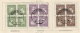 DENMARK 1924  FOUR BLOCKS  USED !!!!