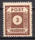 Soviet Zone East Saxony: 3 Pf. Better Colour MNH Signed