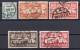 Danzig: 1923 Used Set Airmails Signed