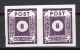 Soviet Zone East Saxony: 8 Pf. Better Colour Signed Pair MNH