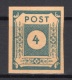 Soviet Zone East Saxony: 4 Pfennig Print on Gum MNH