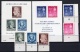 East Germany: 1955 Two MNH Sheets & Sets