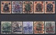 Danzig: Lot Used Germania Overprints, Mostly Signed