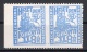 Soviet Zone Mecklenburg: 8 Pf. Children Aid Left Imperf Pair