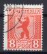 Soviet Zone: Berlin Bear 8 Pfennig Plate Error