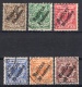 German Office Morocco: Crown & Eagle Overprints Used Set