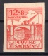 Soviet Zone Saxony: Reconstruction 12 Pf. Better Colour