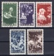 Saar: 1951 Used Set Semi Postals Most Signed