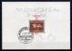 German Empire: 1937 Brown Ribbon Souvenir Sheet Used