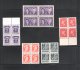 CANADA EARLY MINT BLOCKS