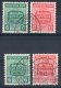 Soviet Zone: West Saxony Leipzig Fair Both Sets Used Signed