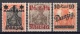 Danzig: 1920 Three Mint Varieties with Missing Underprint