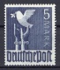 Allied Occupation: 5 Mark Dove Better Colour Signed