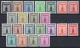 German Empire: 2 MNH Sets Officials of the Party