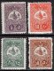 Turkey 1908, Sc 138-141, MLH, CV 400 Euros